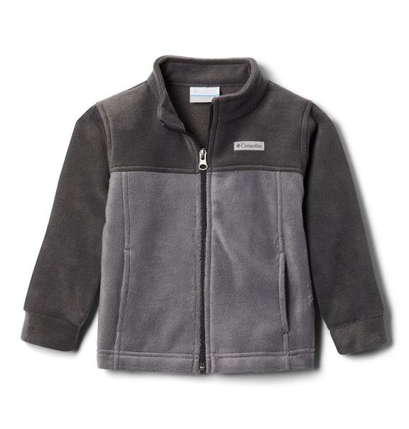 Columbia Steens Mountain II Fleece Jacket Grey Black For Boys NZ52693 New Zealand